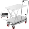 Hydraulic Scissor Lift Table Cart, 500lbs Capacity, 27.5-inch Lifting Height U4640