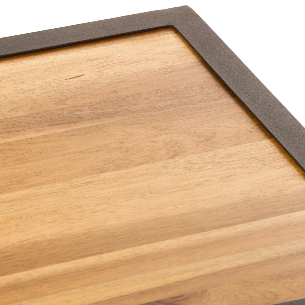 Acacia Wood End Table Natural Y5362