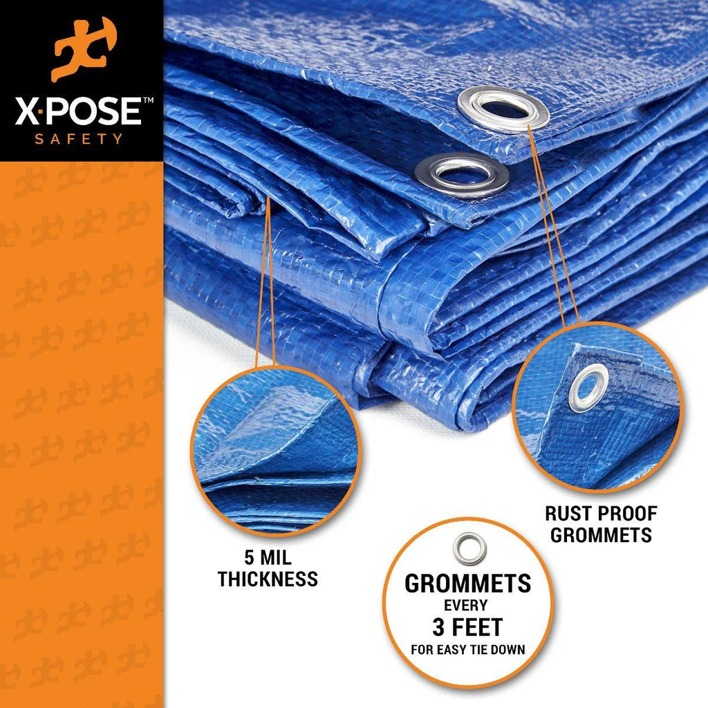 Blue Poly Tarps 10 x 12 - Case of 18 U6268