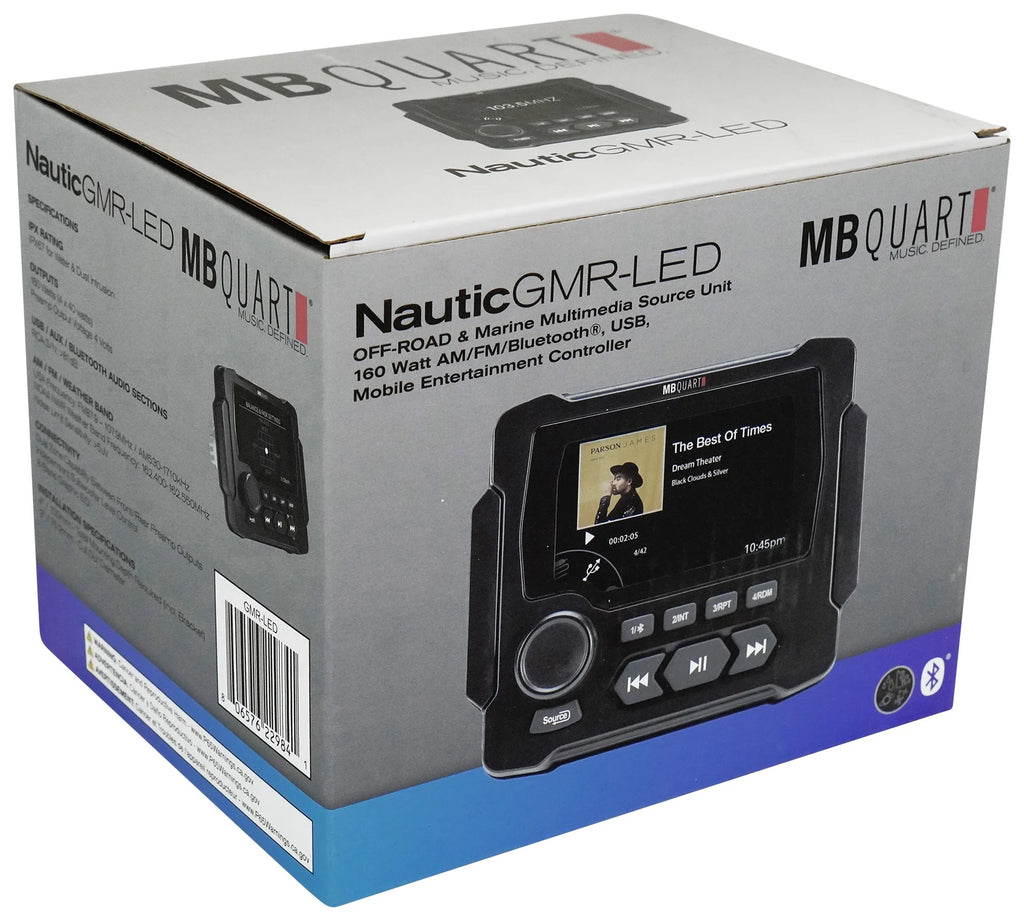 Marine Bluetooth Receiver with 2 6.5" Speakers P939926