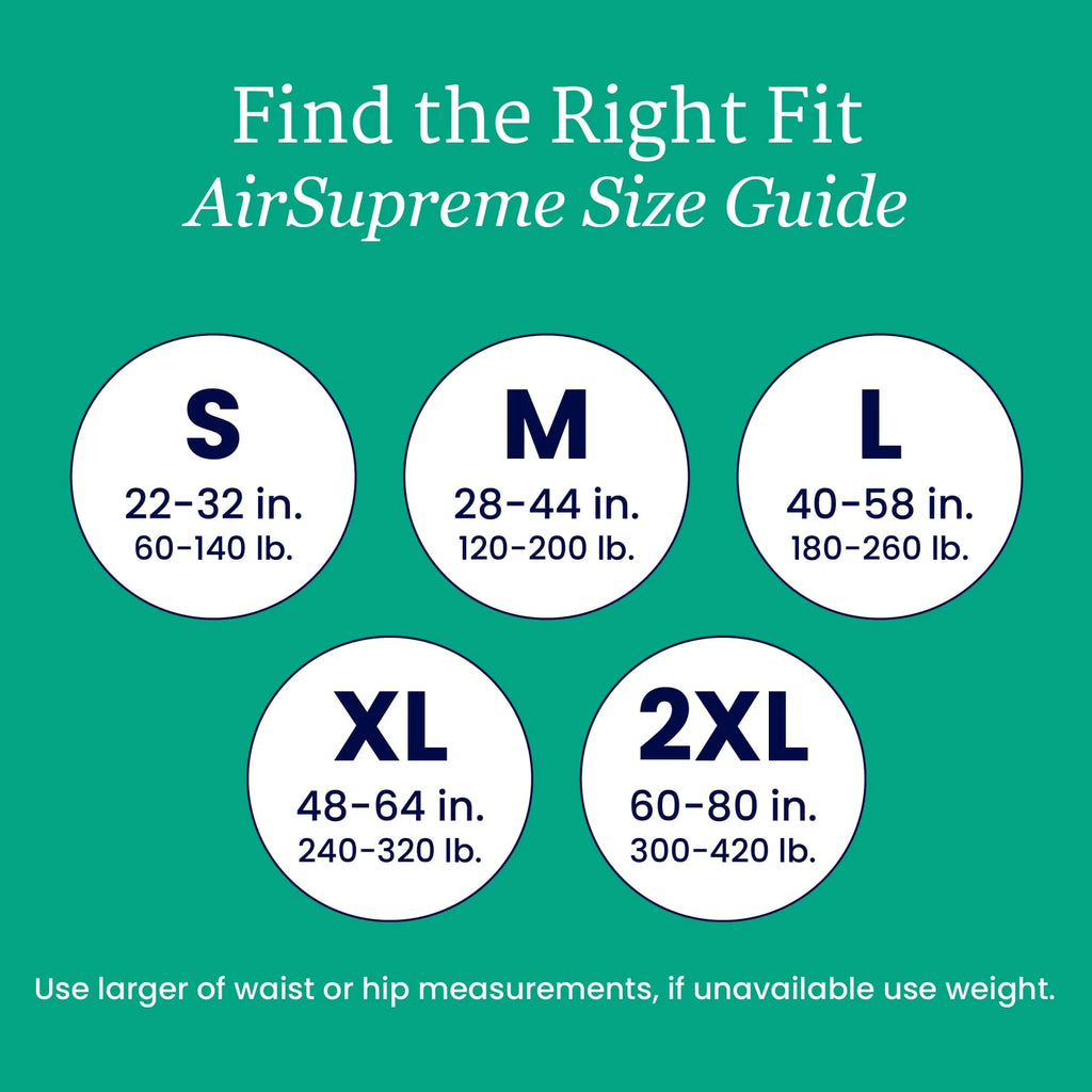 AirSupreme Tab-Style Briefs, Medium, Case/60 N743466