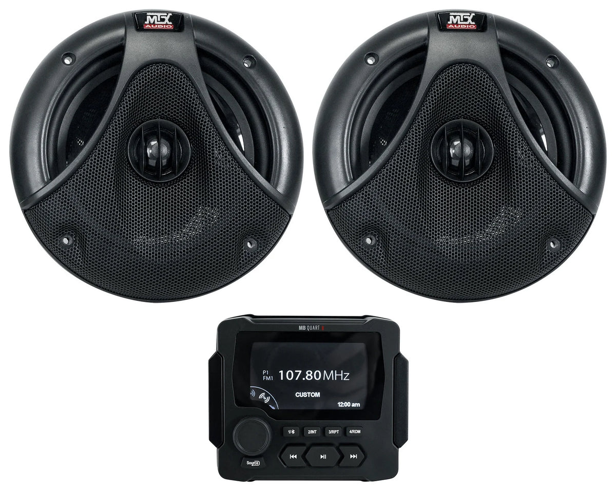 Marine Bluetooth Receiver with 2 6.5" Speakers P939926