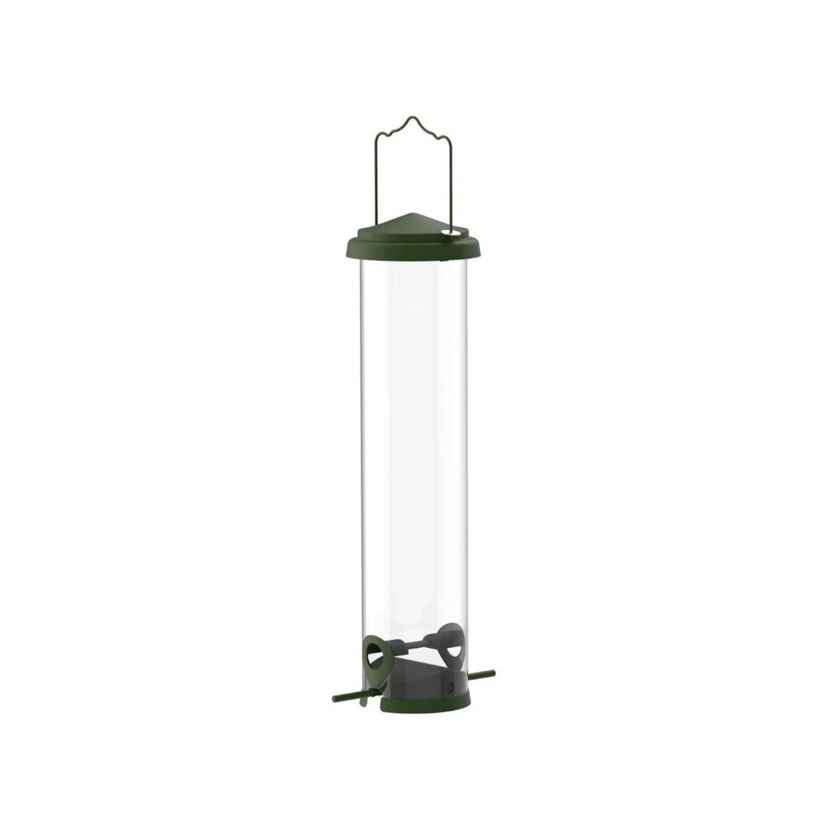 Squirrel Resistant X7 Feeder, Powder-Coated Forest Green Finish D13076