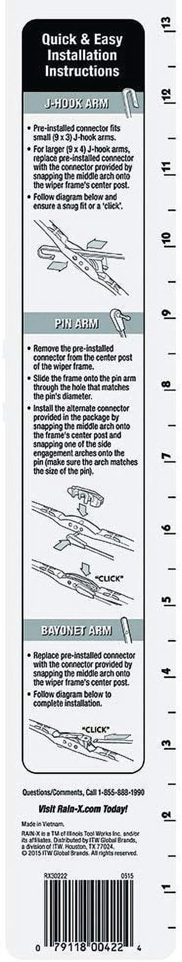 Replacement Windshield Wiper Blade 22 E60682