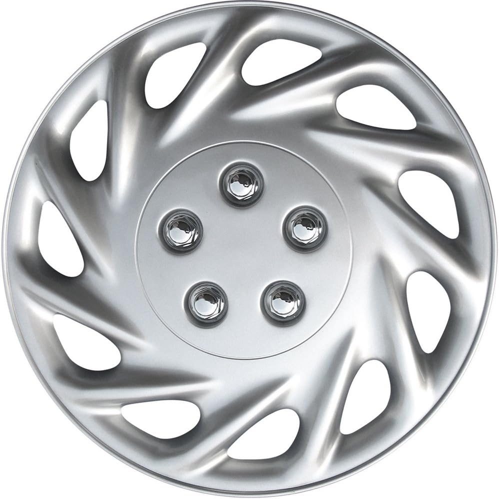 17 inch Silver Snap On Wheel Covers Pack of 4 X93164