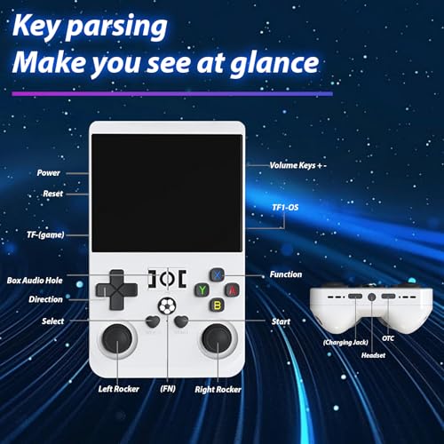 Handheld Retro Gaming Console 4.0 inch IPS Screen Linux System W741429