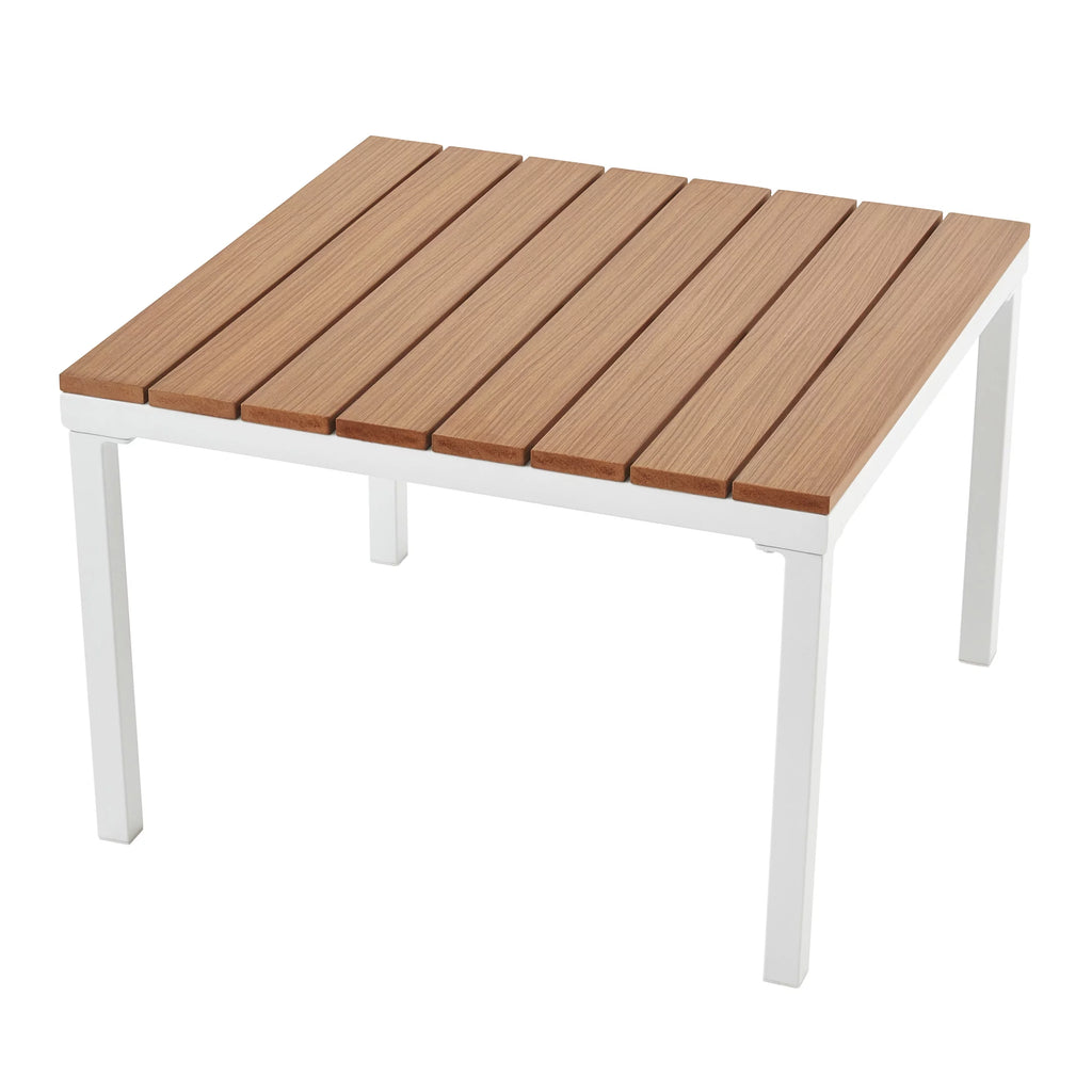 4-Piece Outdoor Chaise Sectional Set with Table D280