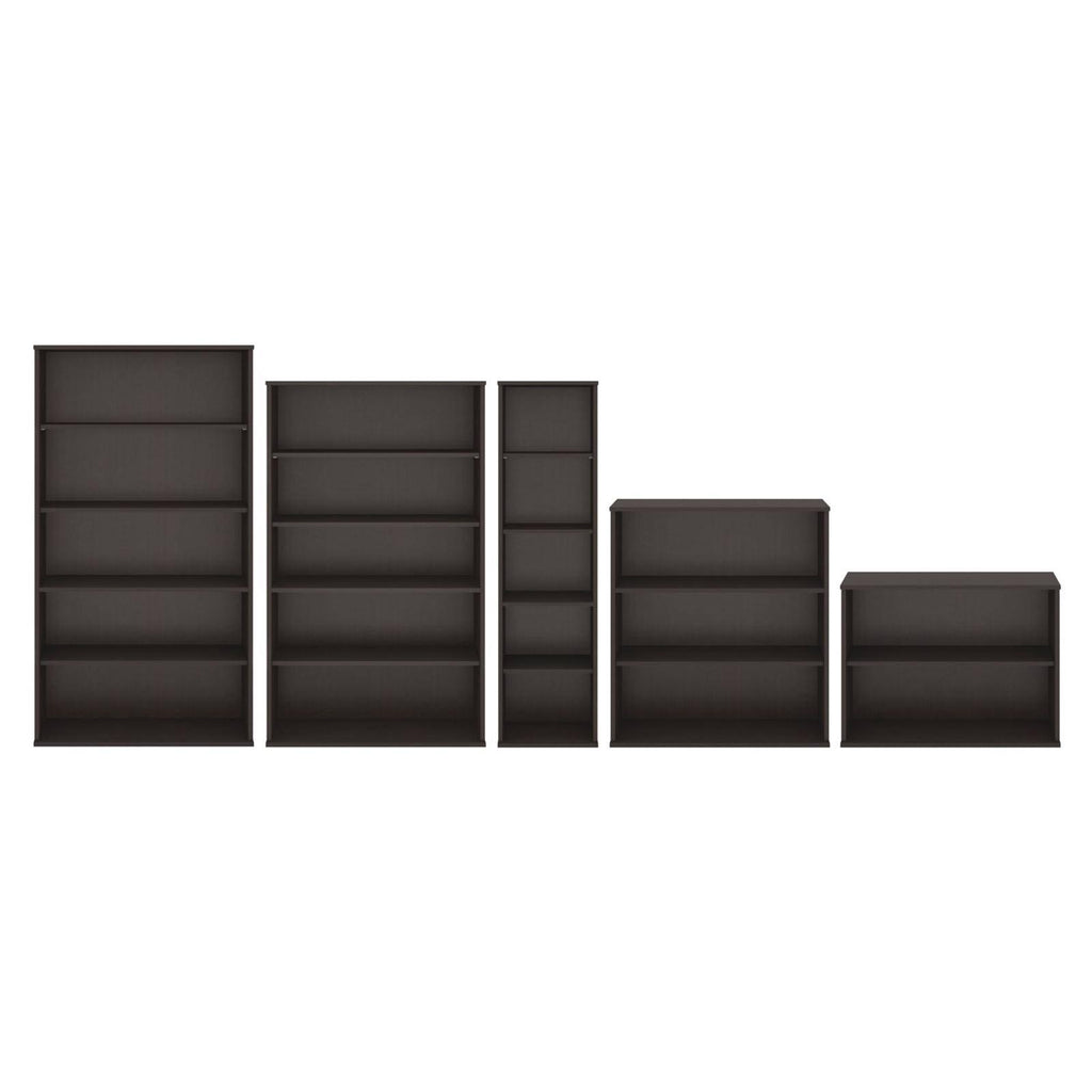 Mocha Cherry 3 Shelf Bookcase W314055