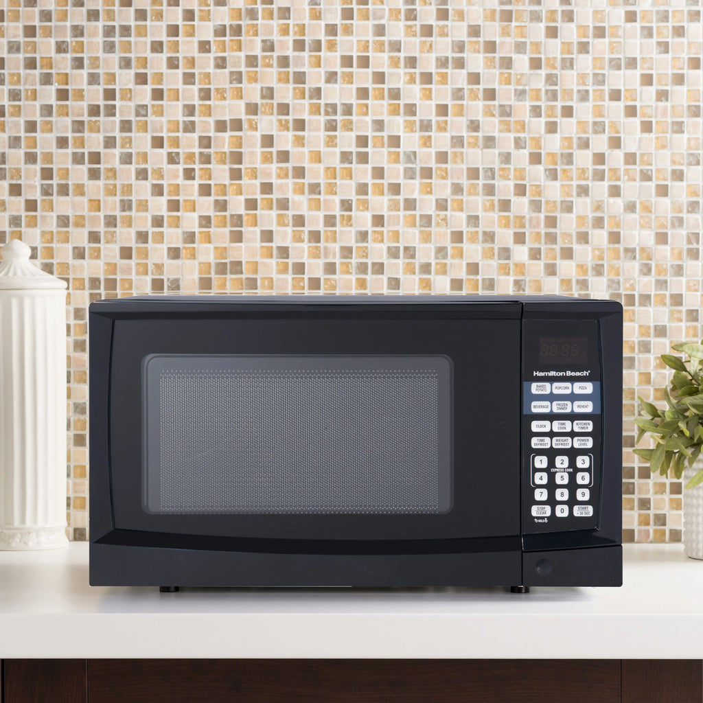Black Digital Microwave C39690
