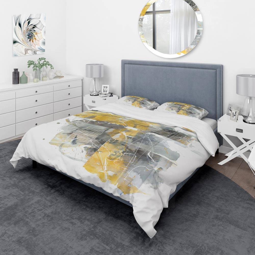 Geometric Bedding Set - Twin Duvet Cover and Sham T3337