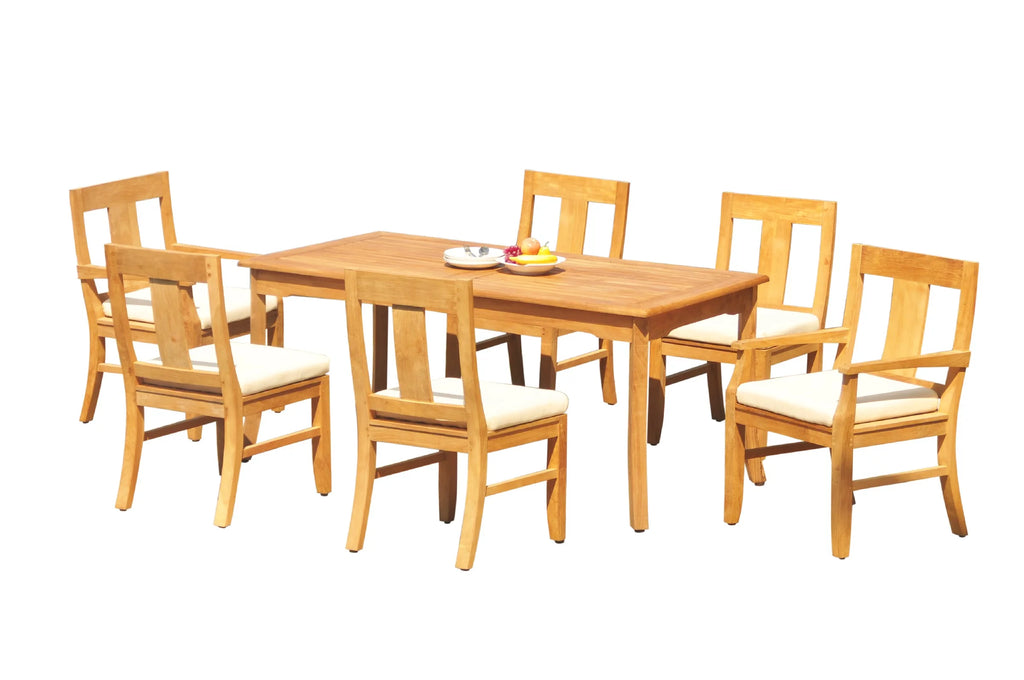 6 Seater 7 Pc Teak Dining Set C4798