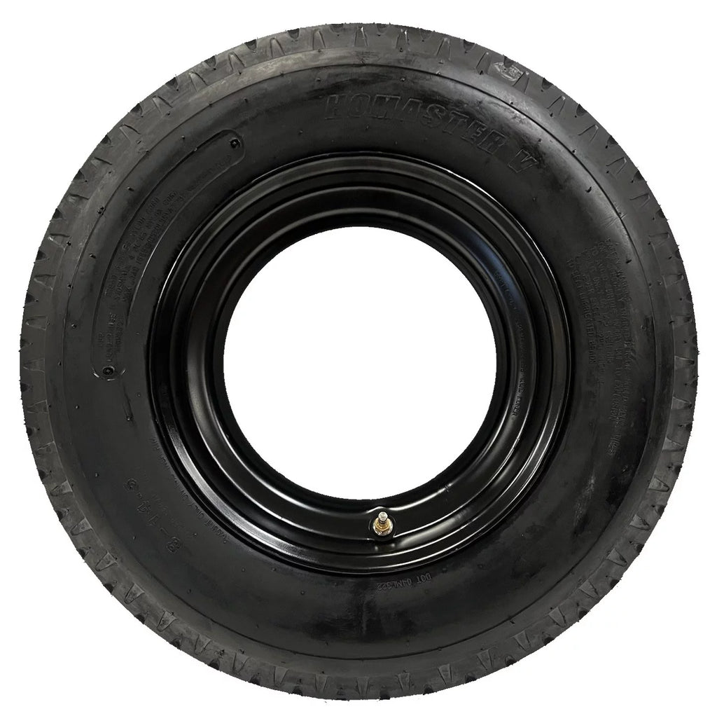 2-Pk Mounted Trailer Tire Rim 14.5 in. Demountable Rim Wheel I4706