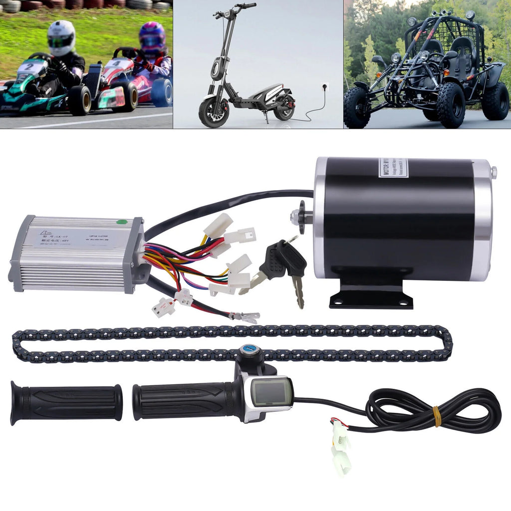 48V 3 Speed Gears Brush Electric Bicycle Conversion Kit V1209