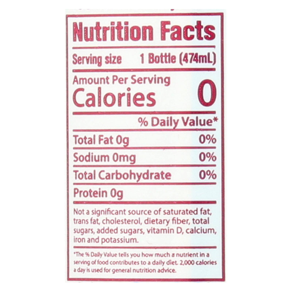 Raspberry Water - Case of 12 - 16 Fl oz. Q100