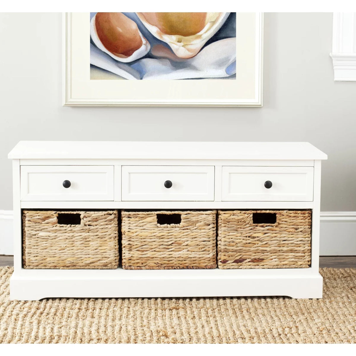 3-Drawer Storage Bench S264265