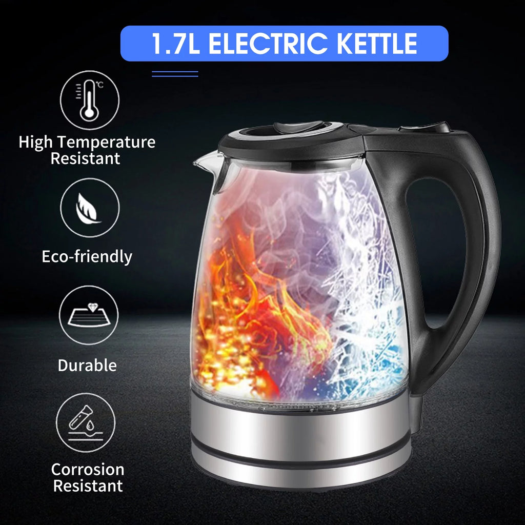 1.7L 1500W Glass Electric Kettle S68068