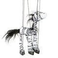 16 In. Baby Zebra Marionette Puppet B259635