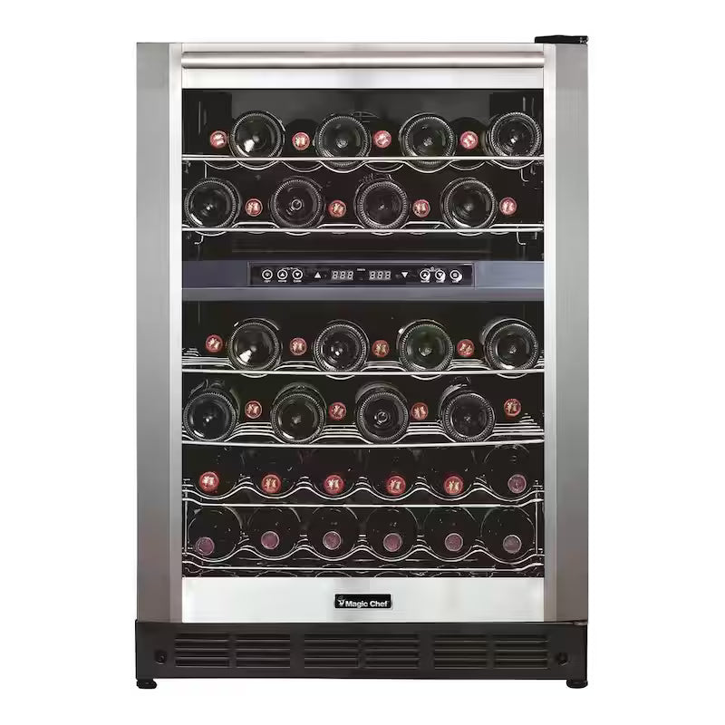 Dual Zone Wine Cooler in Stainless Steel T52410