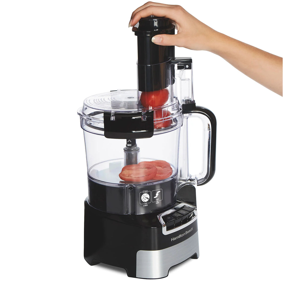 10-cup 450W Black Food Processor R9364