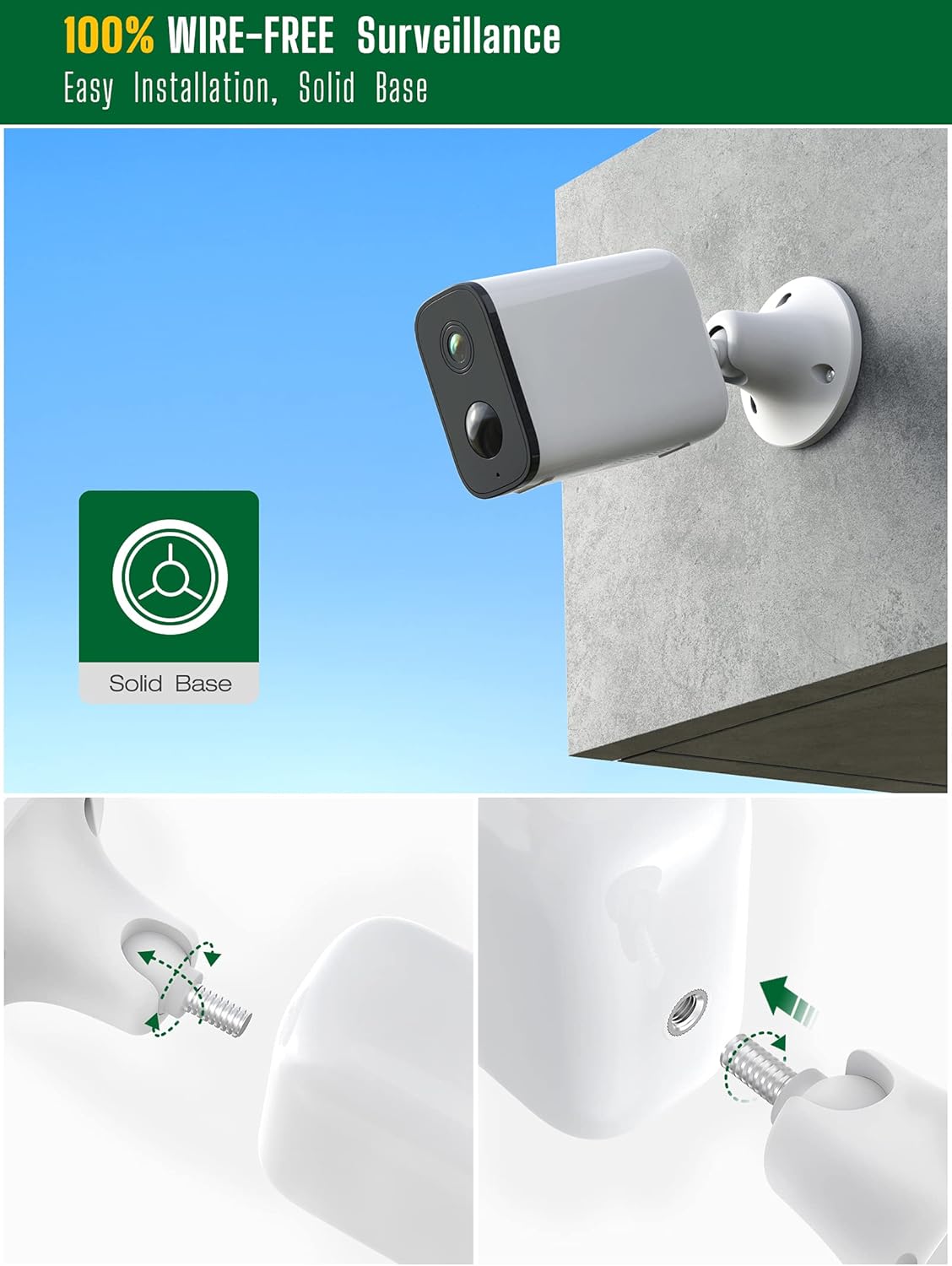 1080P Wireless Security Camera with Night Vision N187