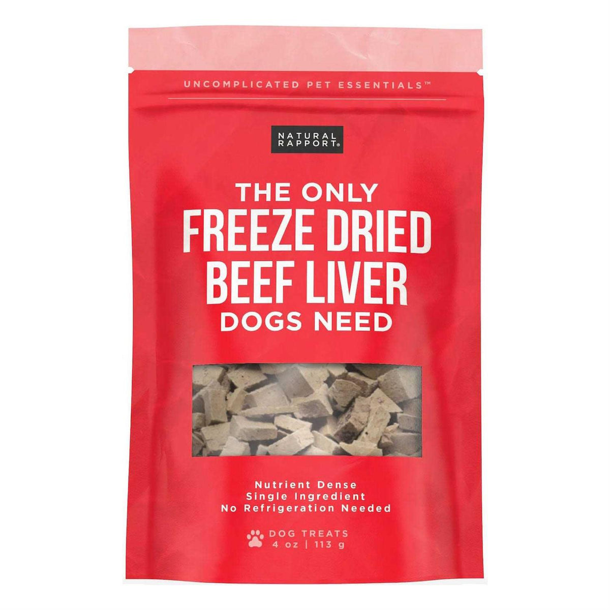 Freeze Dried Beef Liver Dog Treats B63081