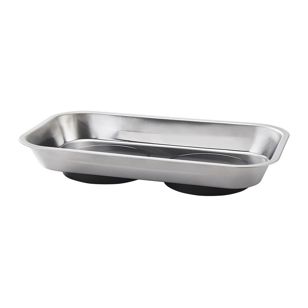 9-1/2 in. x 5-1/2 in. Magnetic Stainless Steel Parts Tray M13060
