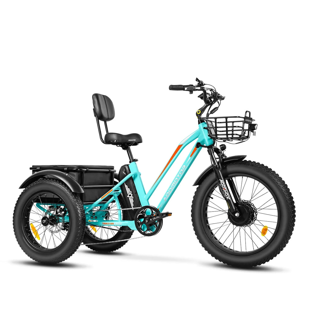 White Electric Tricycle B2121