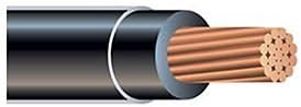 2 AWG 19-Stranded THHN Black Copper Building Wire 150ft C615