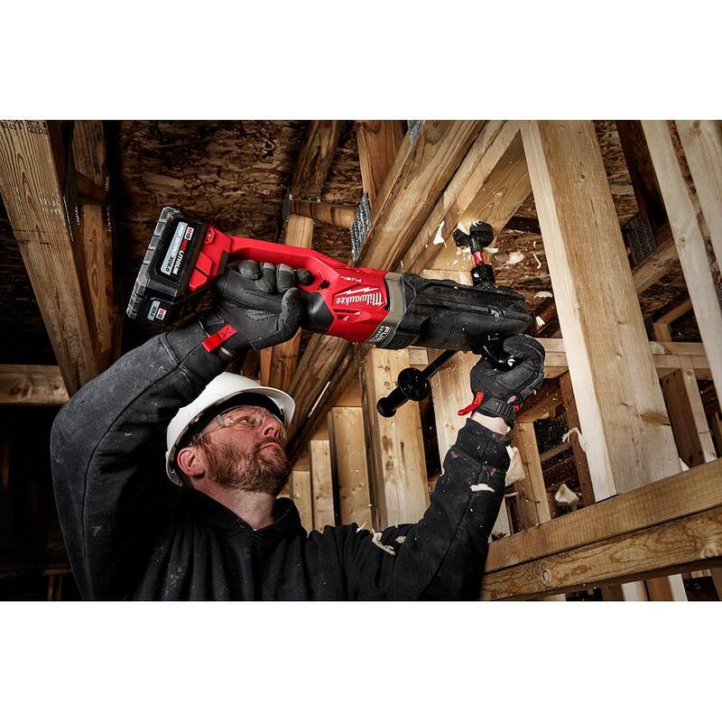 7/16 in. Cordless Right Angle Drill with Hole Saw Kit L47087