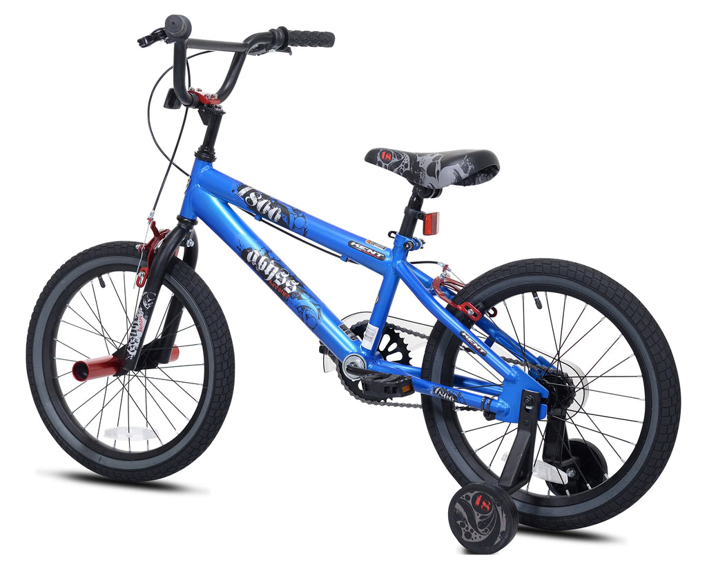 18-inch Blue Freestyle BMX Bicycle B298