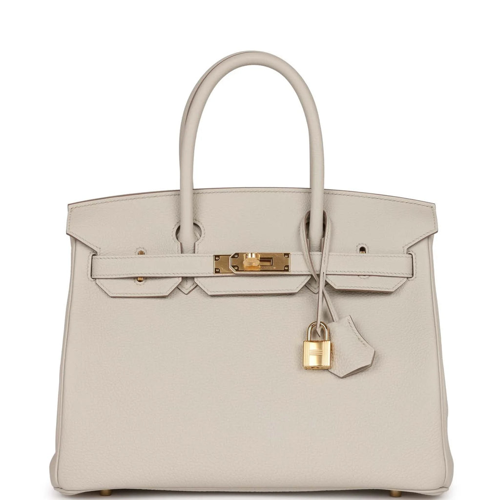 Beton Togo Leather Handbag X77932