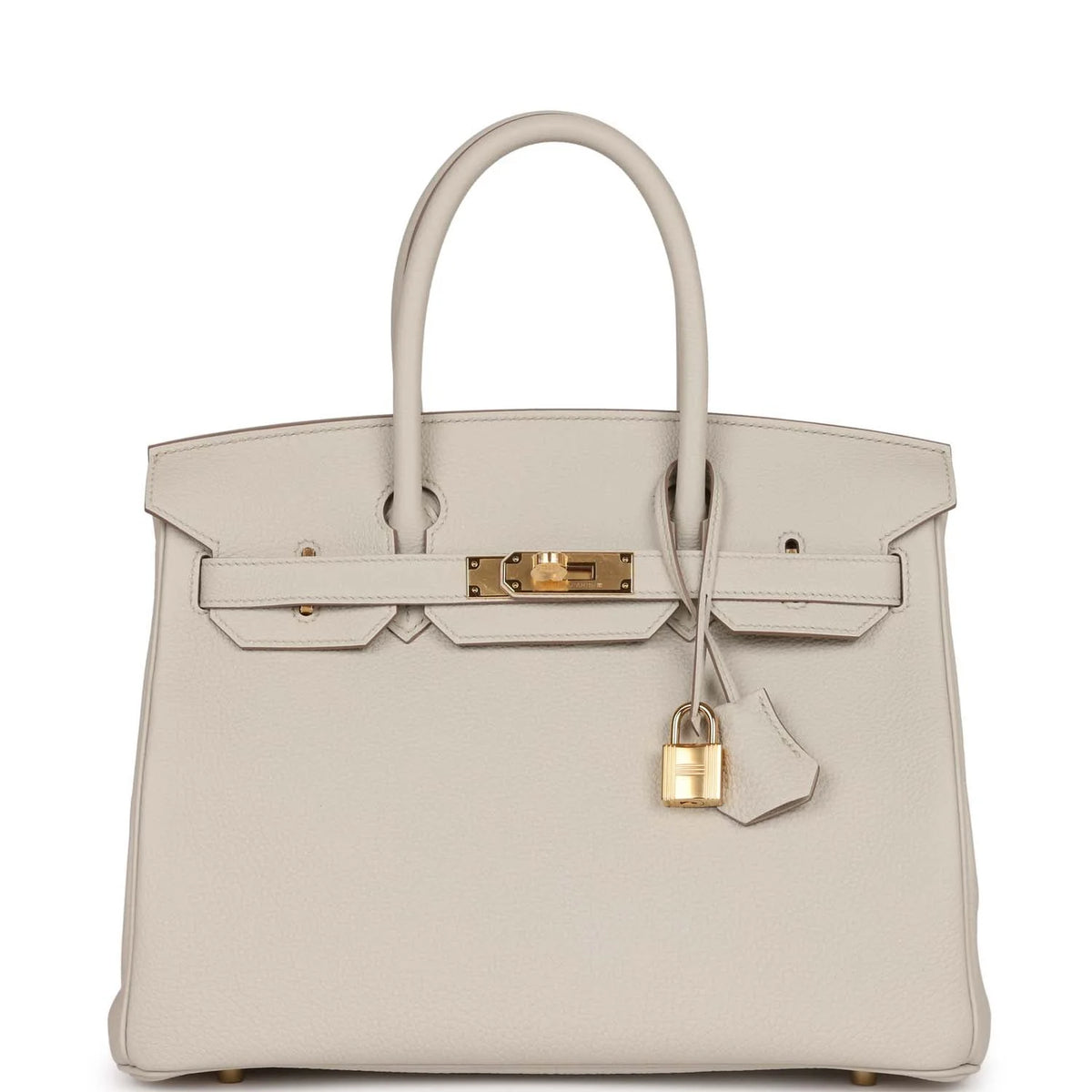 Beton Togo Leather Handbag X77932