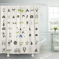 66x72 inch Camping Shower Curtain C78272