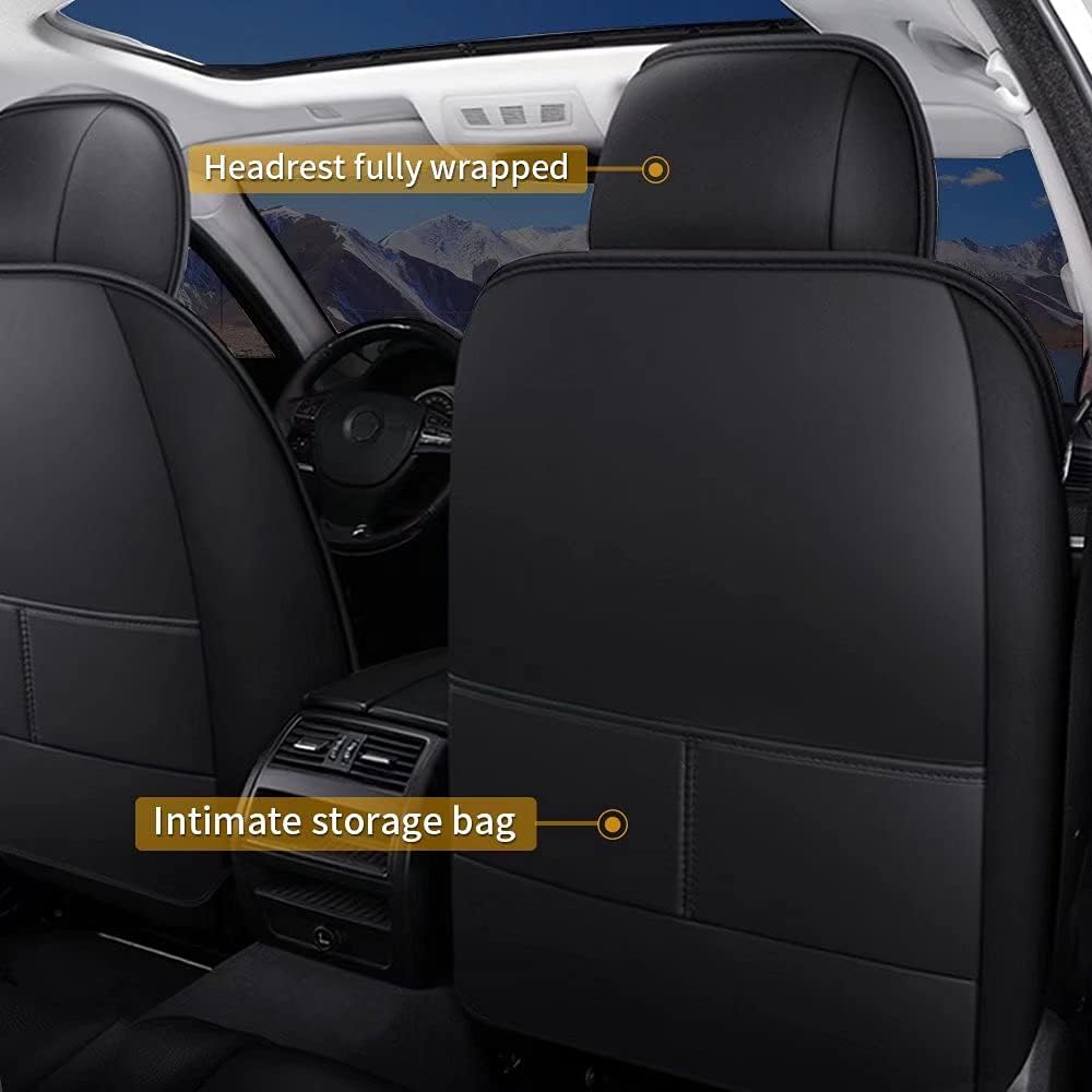 Waterproof Faux Leather Full Set Car Seat Covers R679981