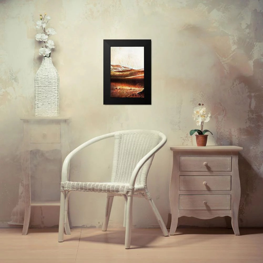 11x14 Black Framed Art Print W722