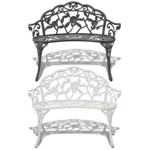 Green Cast Aluminum Outdoor Patio Bench M84680