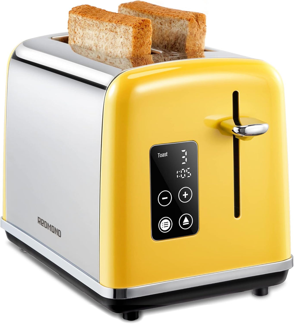 2 Slice Stainless Steel Toaster with LED Touch Screen C8293