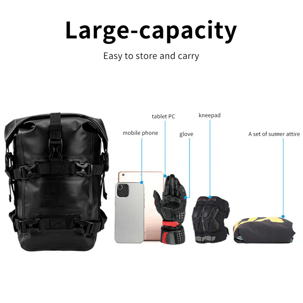 Motorcycle Bag, Waterproof 8L Frame Motorbike Side M256058