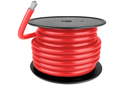 18 Feet Red Tinned Copper Marine Wire D5879