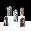 Sphalerite Point Tower Natural Quartz Crystal Column M1295