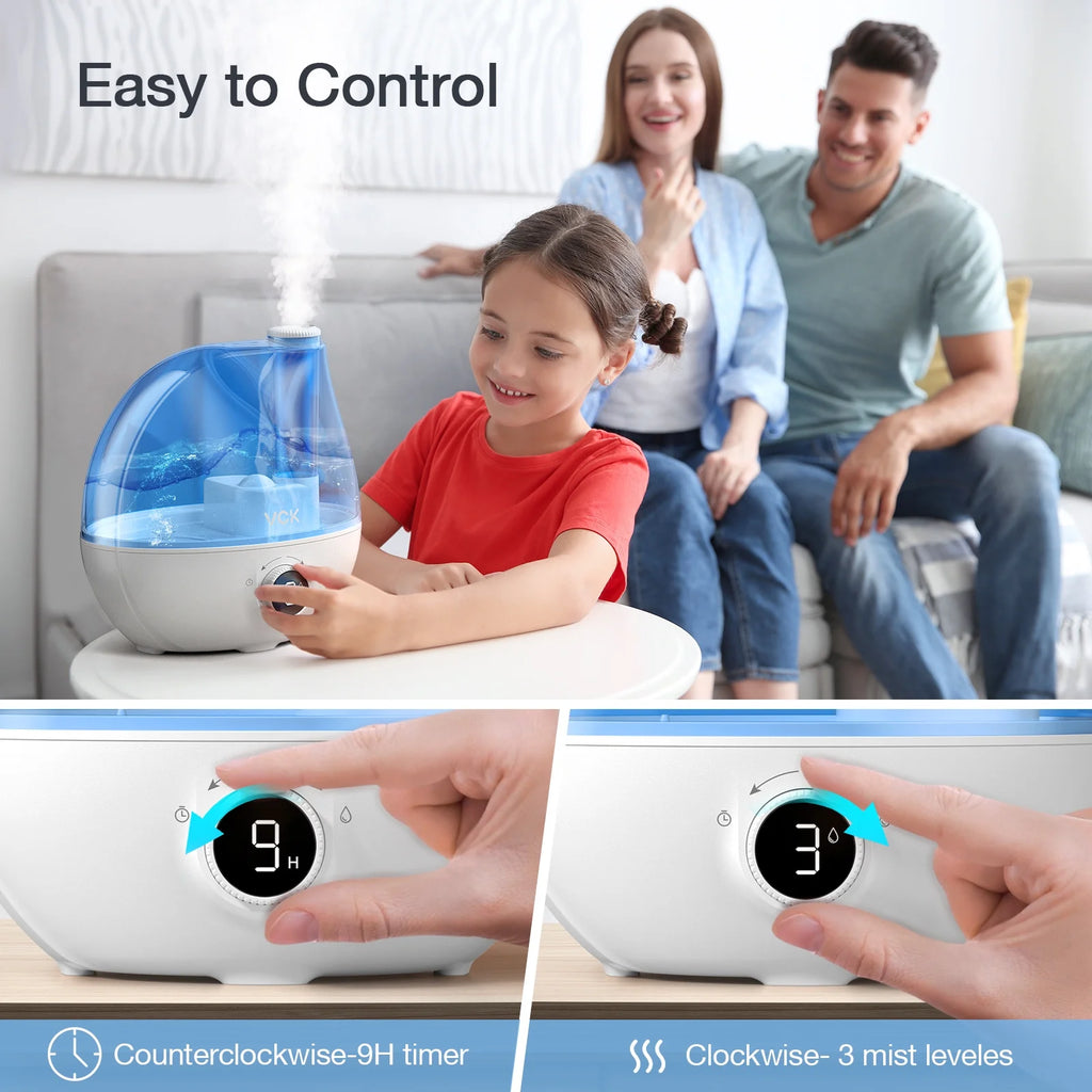 2.3L Ultrasonic Cool Mist Humidifier P611093