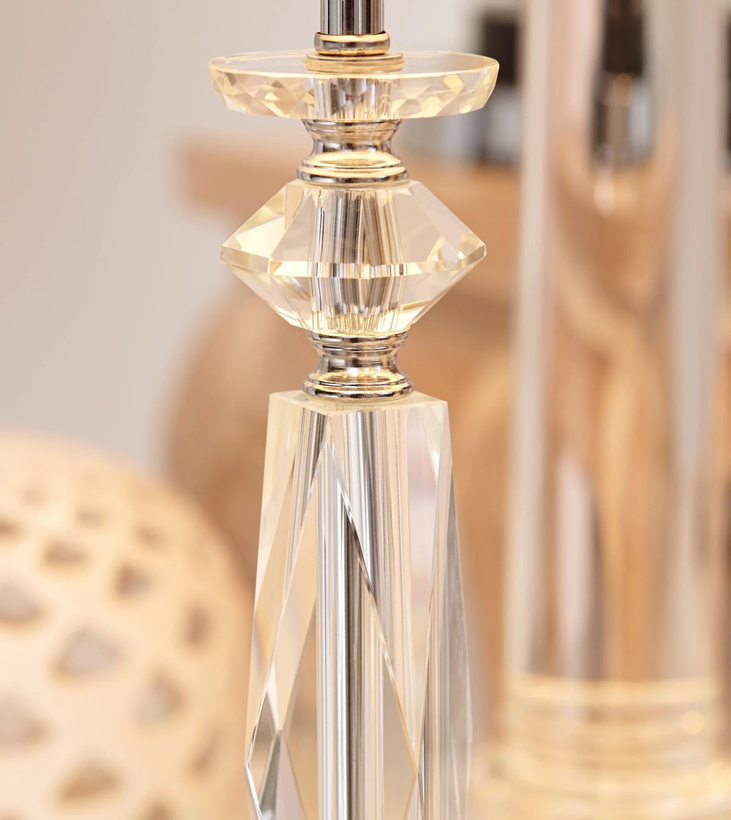 23" High Clear Crystal Accent Table Lamp W52281