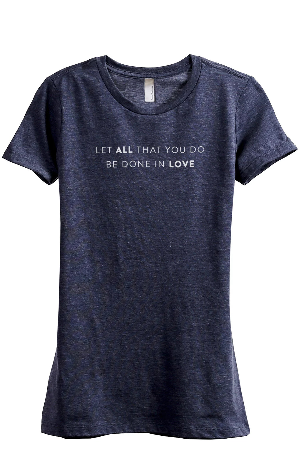 Heather Navy Relaxed T-Shirt O6490