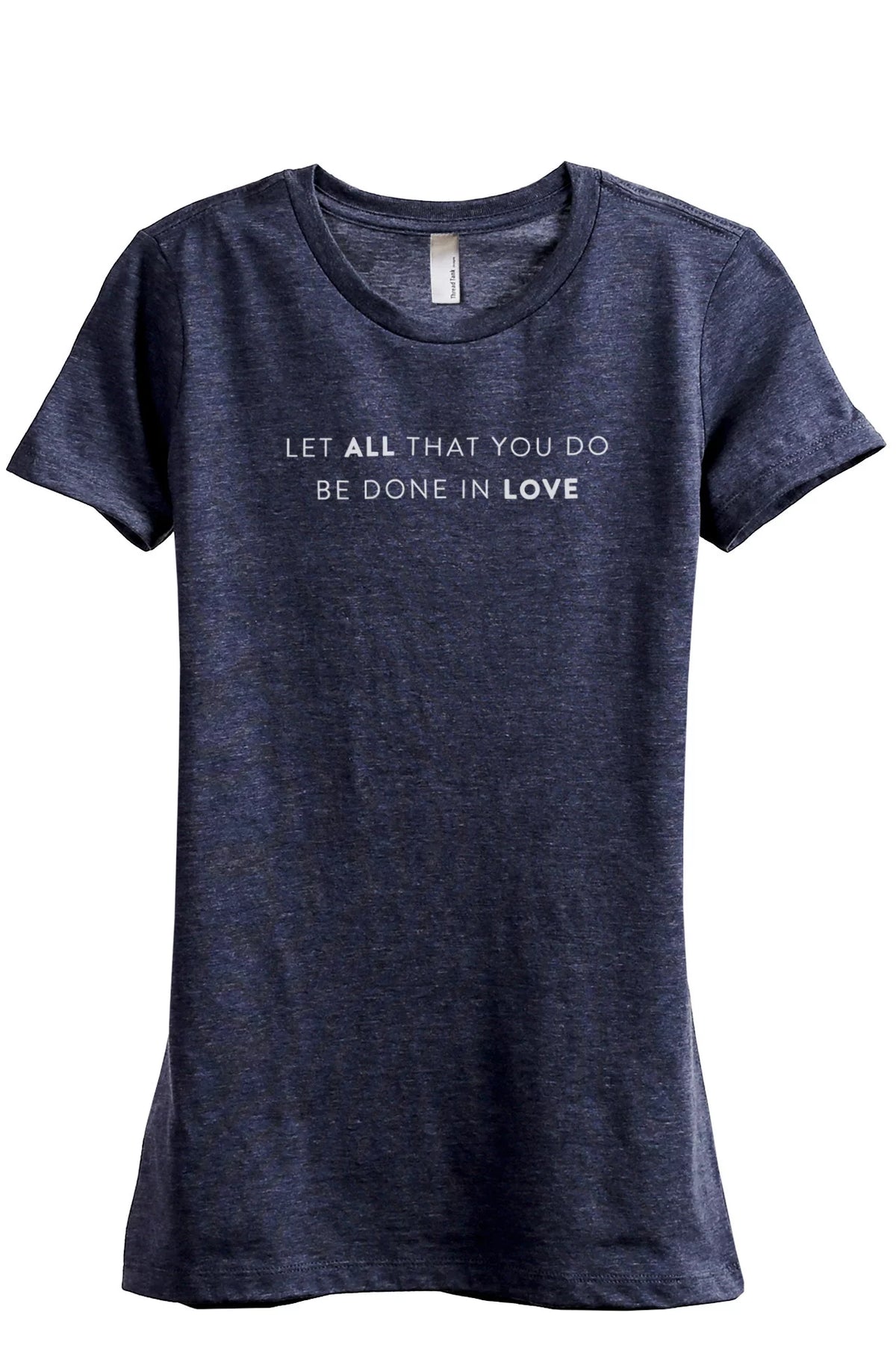 Heather Navy Relaxed T-Shirt O6490