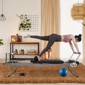 Foldable Pilates Reformer Machine with Spring S492014
