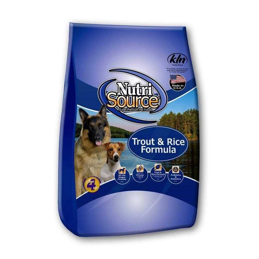 Trout Rice Dry Dog Food E957