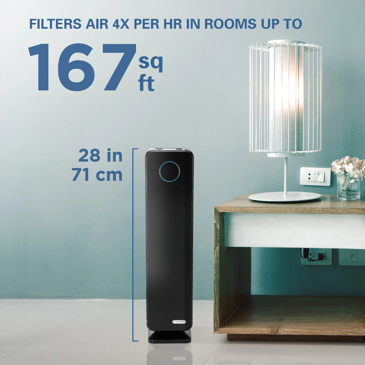 Black HEPA Air Purifier H3889