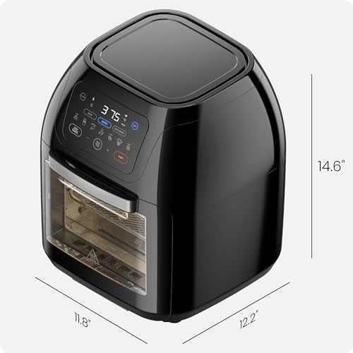 Black 10L Digital Air Fryer Convection Oven C28912