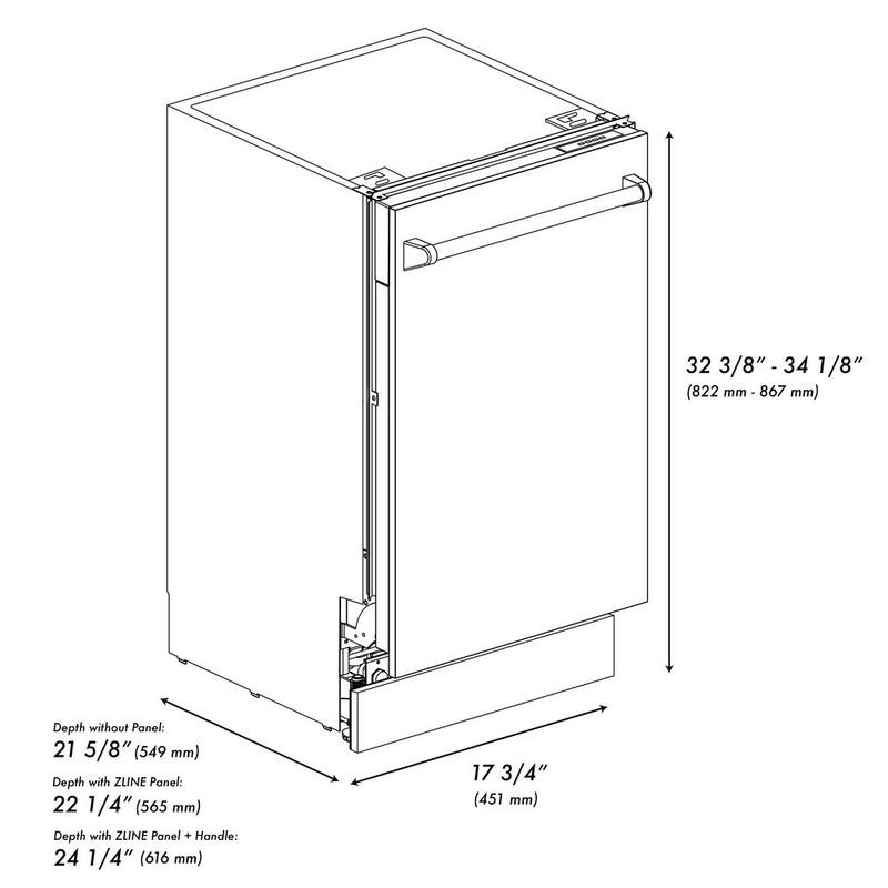 18 in. Top Control Tall Tub Dishwasher with 3rd Rack N447610