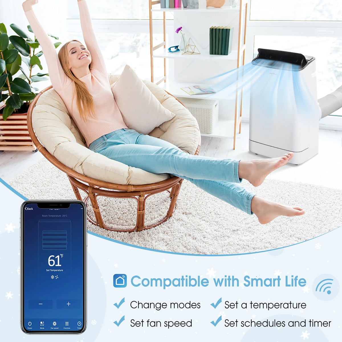 15000 BTU Portable Air Conditioner Y5087